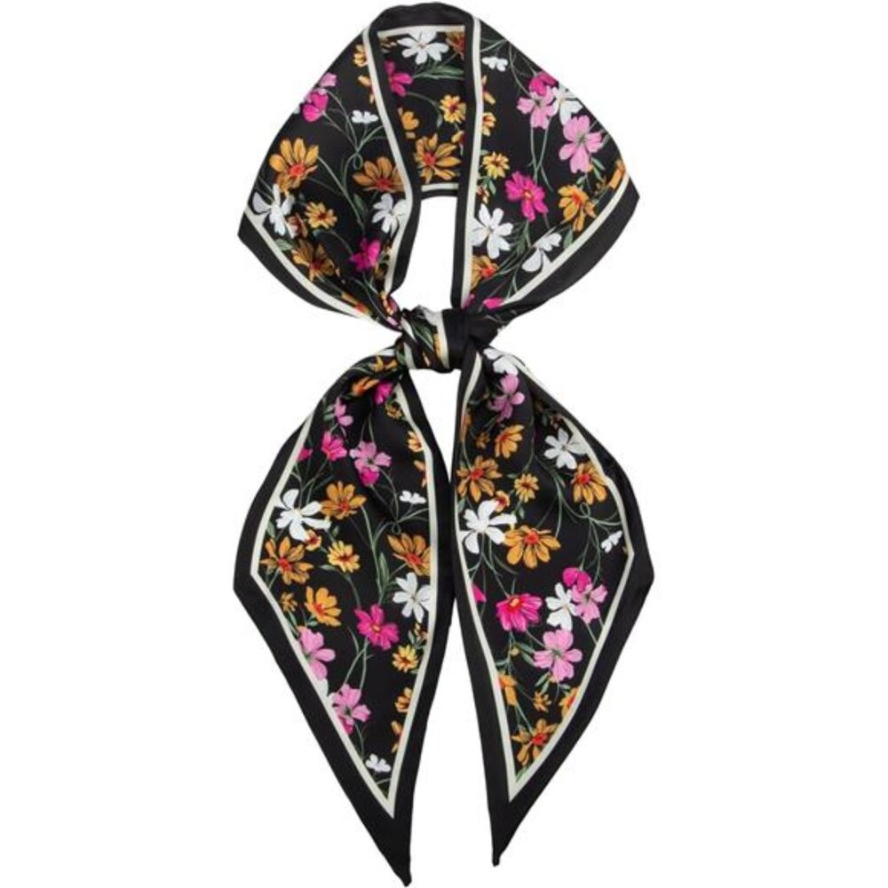 Women's Silk-Like Hair Scarf & Headband - Handbag & Purse Accessory